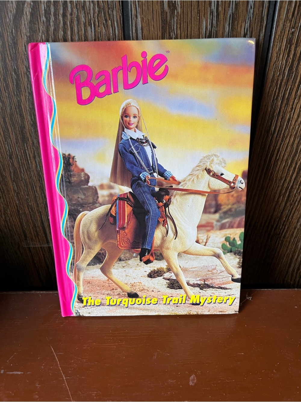 Barbie The Turquoise Trail Mystery Book — Pink Cover